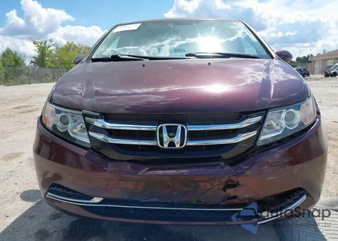 2014 Honda Odyssey Ex-L из США, поврежденный, VIN 5FNRL5H69EB054474